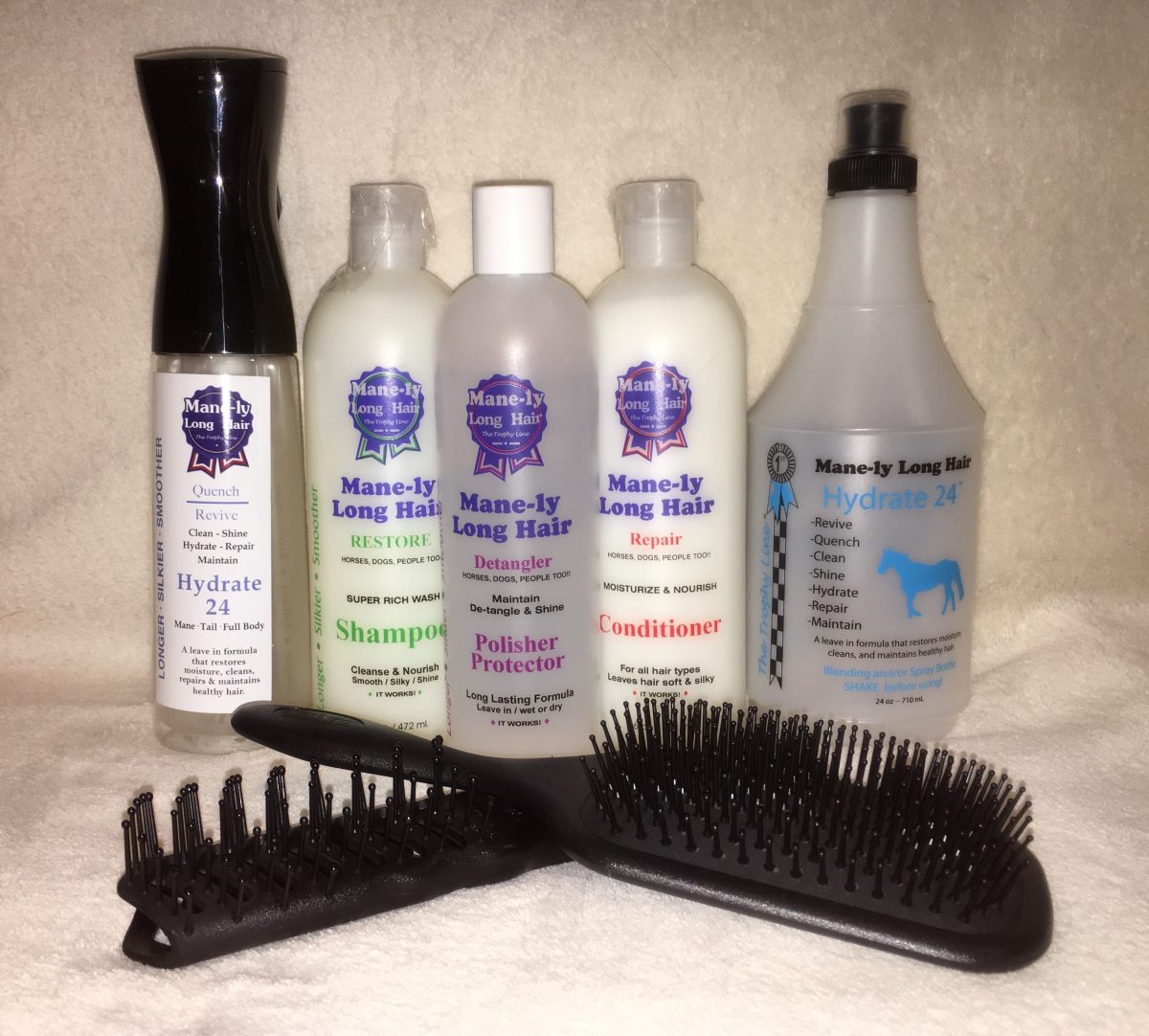Mane-ly Long Hair small grooming kit (without body brushes) - Herbies Yard  Supplies